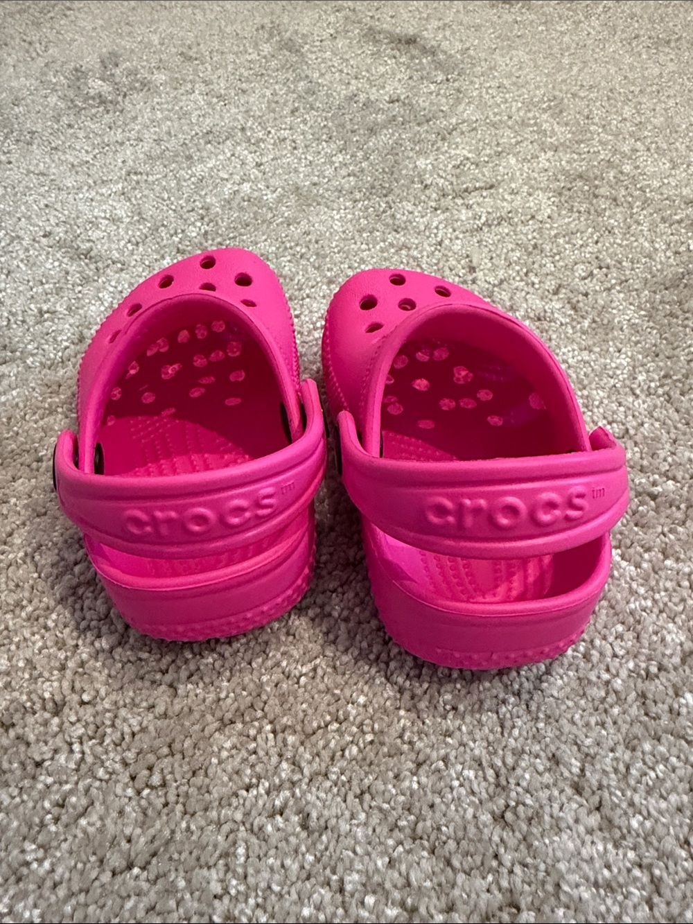 Pink Infant Crocs - Picture 2 of 3